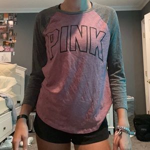 VICTORIA’s SECRET PINK baseball long sleeve